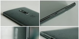 OnePlus 2 - bagside, knapper, ladestik og højtaler