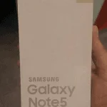 Måske retailbox til Samsung Galaxy Note 5 (rygtefoto)