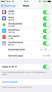 Screenshot "Hjælp til WiFi"