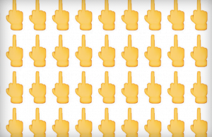 Du kan fra iOS 9.1 nu lave "fuck-fingeren", som emoji (Foto: The Verge)