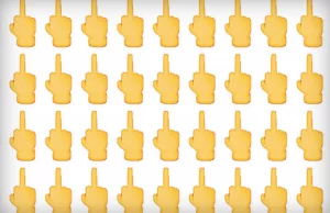 Du kan fra iOS 9.1 nu lave "fuck-fingeren", som emoji (Foto: The Verge)