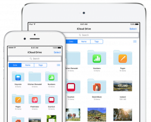 iCloud Drive på iPHone og iPad