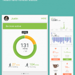 Screenshots fra S Health applikationen