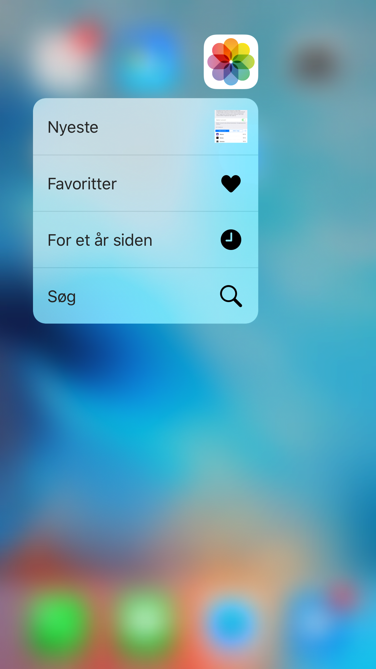 Screenshot fra iPhone 6S Plus (Foto: MereMobil.dk)