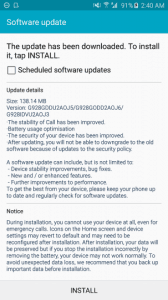 opdatering til Samsung Galaxy S6 Edge+