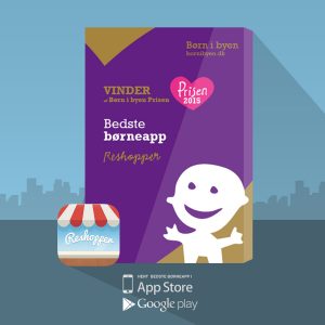 ReShopper applikationen vinder Danmarks Bedste Børneapp pris