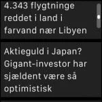 TV 2 Nyhedscenter på Apple Watch
