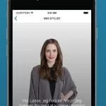 Screenshots fra applikationen Outfittery