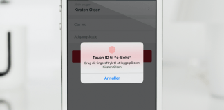 Login med Touch ID på E-boks (Foto: E-boks)