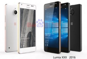 Lækket billede af Lumia 850