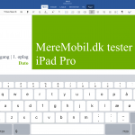 Screenshot fra iPad Pro (Foto: MereMobil.dk)