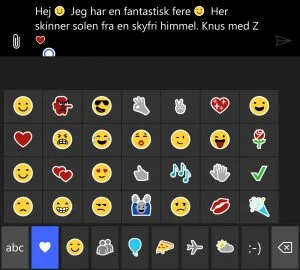 Smiley fra ferien