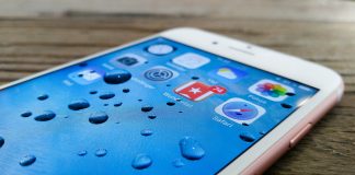 iPhone fugt og vandskader