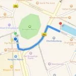 Screenshots fra applikationen FindToilet