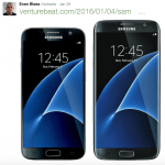 Samsung Galaxy S7 lækket af EvLeaks