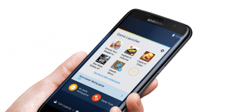 Galaxy S7 med Game Launcher (Foto: Samsung)