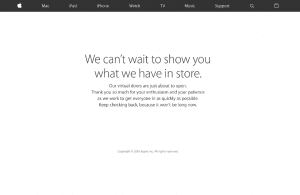 Apple Store nede inden Apple afholder "Let Us Loop You In"-event (Foto: MereMobil.dk)