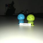 Foto taget i mørkt rum (5 LUX) med iPhone SE med brug af fotolys (Foto: MereMobil.dk)