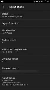OnePlus 3 screenshot