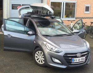 FreeRider III monteret på bil (Foto: Business Region North Denmark)