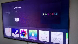 Apple WWDC på Apple TV (Foto MereMobil.dk)