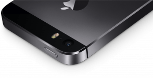 iPhone 5S i farven Space Gray