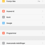 Screenshot fra Huawei P9 Lite (Foto: MereMobil.dk)