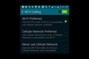 Wi-fi opkald Galaxy S5