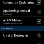 Screenshots fra "Nem Valutaomregner"