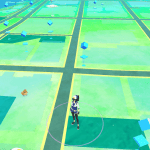 Screenshots fra spillet Pokémon Go