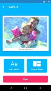 TouchNote applikationen