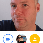 Google Duo, opkaldsvindue på Android (Foto: MereMobil.dk)