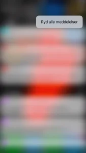 iOS 10 - ryd alle notifikationer (Foto: MereMobil.dk)