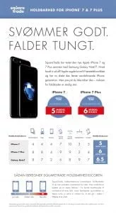 Forsikringsselskab tester iPhone 7 & 7 Plus og Samsung Galaxy Note 7 (Infografik: SquareTrade)