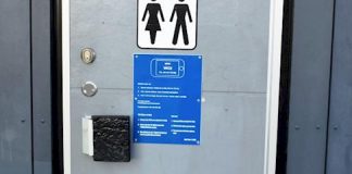 Toilet med SMS-lås (Foto: Vordingborg kommune)