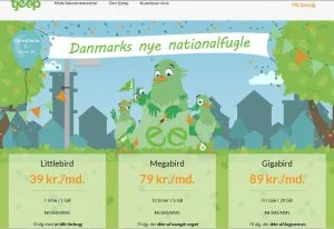 Tjeep abonnementspakker per 14. september 2016 (Foto: MereMobil.dk)