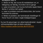 Nyheder i WatchOS 3.1 (Foto: MereMobil.dk)