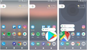 Android 7.1 genvejsfunktion i apps (Kilde Android Central)