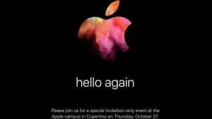 Invitation til event hos Apple den 27. oktober 2016