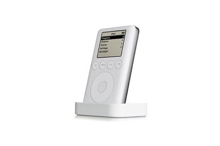 iPod (2. generation) der blev lanceret i 2003