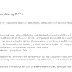 Nyheder i MacOS 12.12.1 (Foto: MereMobil.dk)