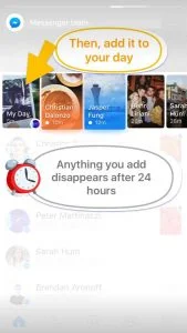 Messenger Day (Kilde: AndroidPolice.com)