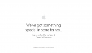 Apple Store klargøres til nyt lineup