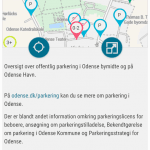 Screenshots fra applikationen Odense Rundt (Kilde: Odense Kommune)