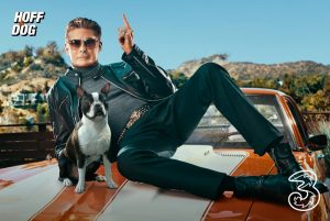 3 har fået David Hasselhoff i front i ny reklame-kampagne "Hoff & Dog" (Foto: 3) 