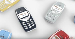 Nokia 3310 koncept-idéer, mockup af Concept Creator.