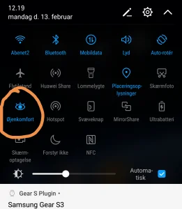 Øjenkomfort Huawei Mate 9 Pro