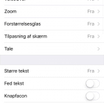 Brug af funktionen Forstørrelsesglas i iPhone (Foto: MereMobil.dk)