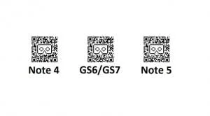 Cardboard kalibering - QR koder
