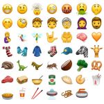 Emojis til Unicode 10 2017 - det er i skrivende stund endnu uvist, hvilke der ikke alligevel blev godkendt af Unicode Consortium
